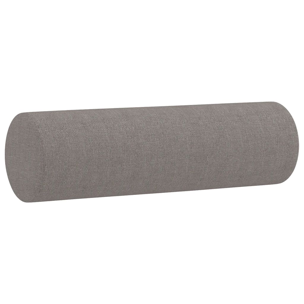 vidaXL Ensemble de canapés 3 pcs avec coussins taupe tissu