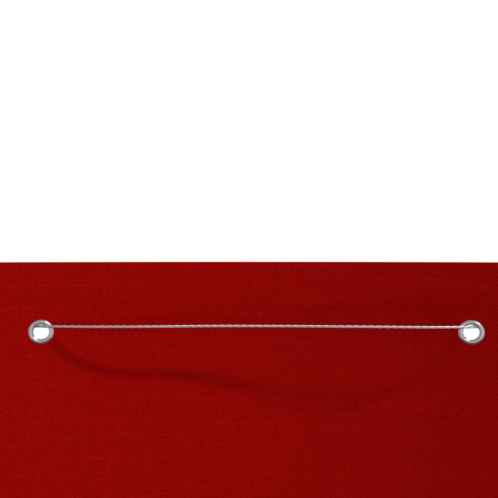 vidaXL Écran de balcon Rouge 120x240 cm Tissu Oxford