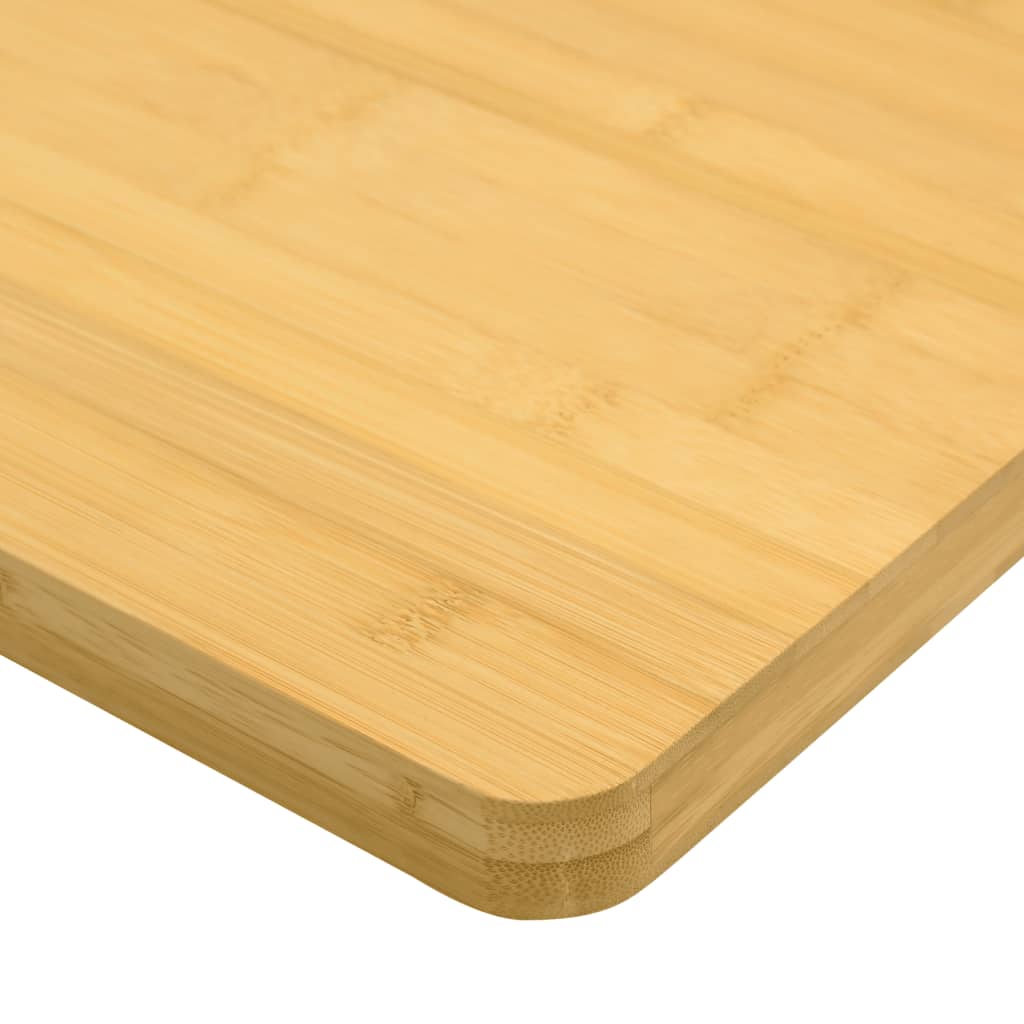 vidaXL Dessus de table 50x50x1,5 cm bambou