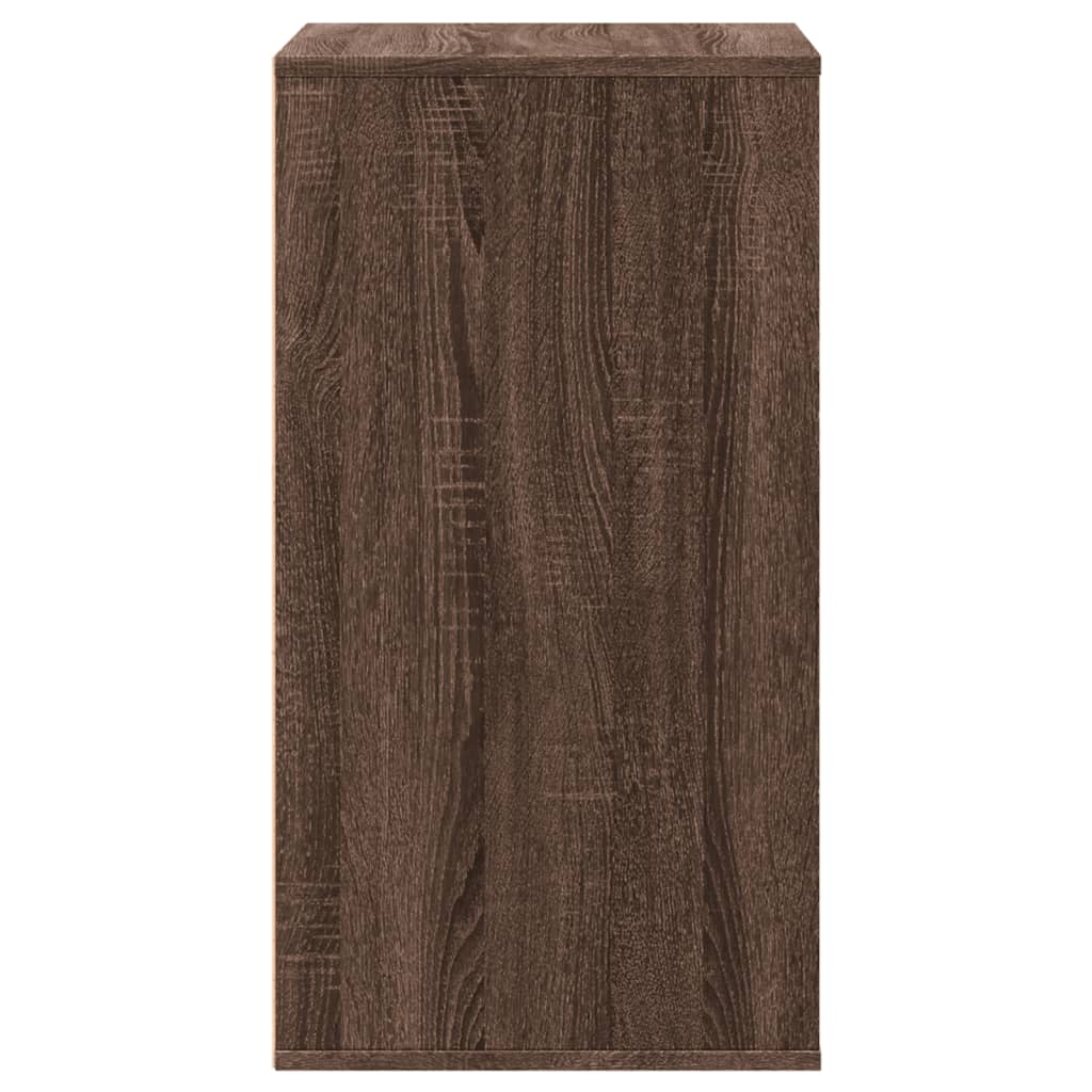 vidaXL Commode d'angle chêne marron 60x41x76 cm bois d'ingénierie