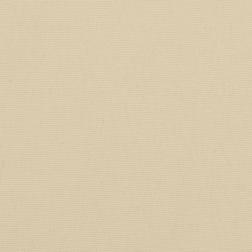 vidaXL Coussins de banc jardin lot de 2 beige 150x50x7 cm tissu Oxford