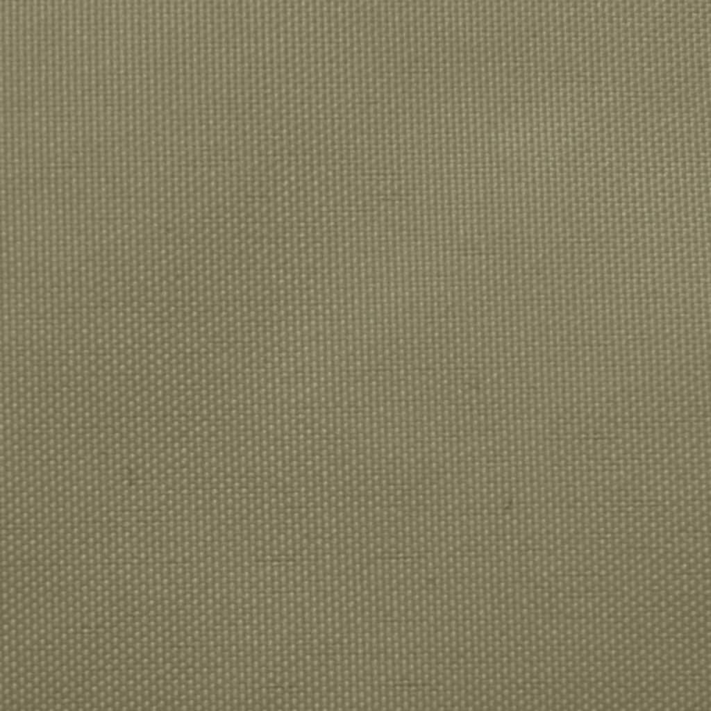 vidaXL Voile de parasol tissu oxford rectangulaire 3,5x4,5 m beige