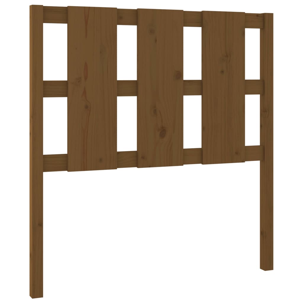 vidaXL Tête de lit Marron miel 95,5x4x100 cm Bois massif de pin