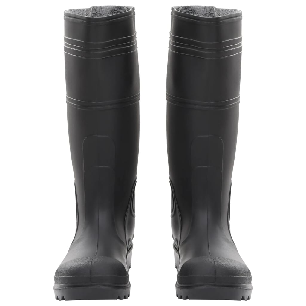 vidaXL Bottes de pluie noir taille 40 PVC