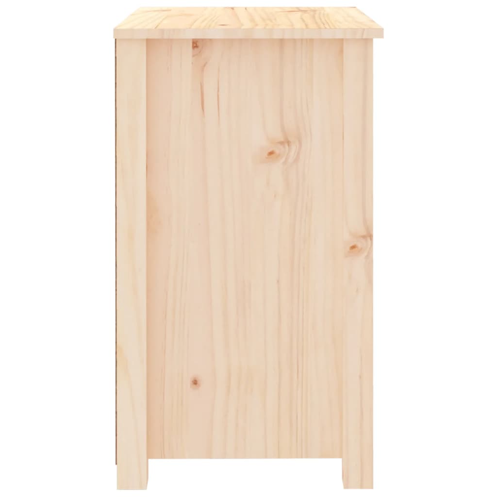 vidaXL Table de chevet 50x35x61,5 cm Bois de pin massif