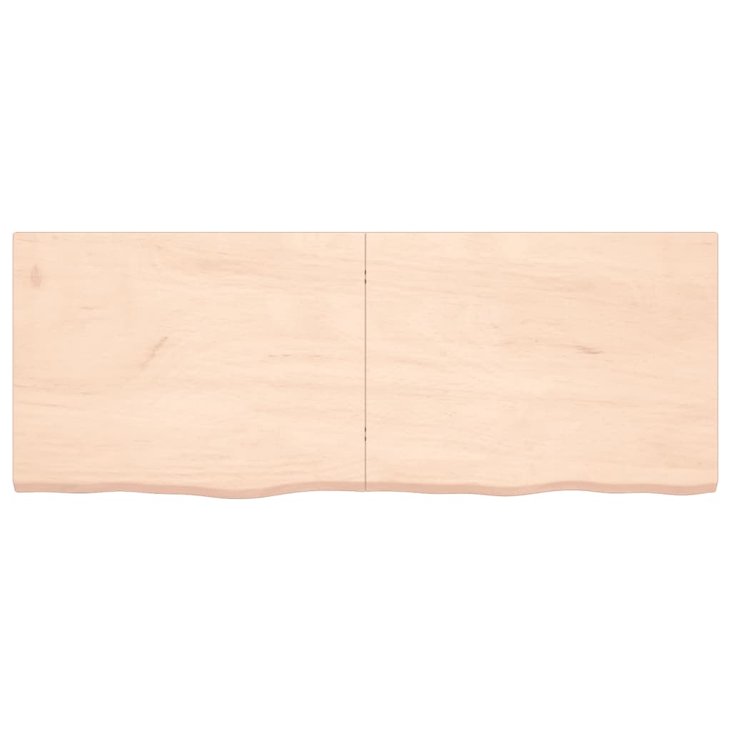 vidaXL Dessus de table 160x60x(2-4) cm bois de chêne massif non traité