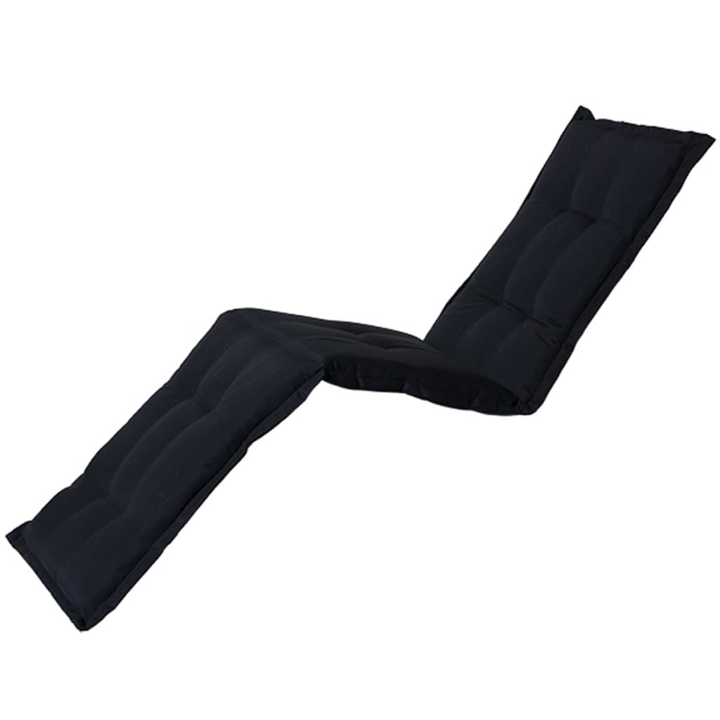 Madison Coussin de chaise longue Panama 200x60 cm Noir