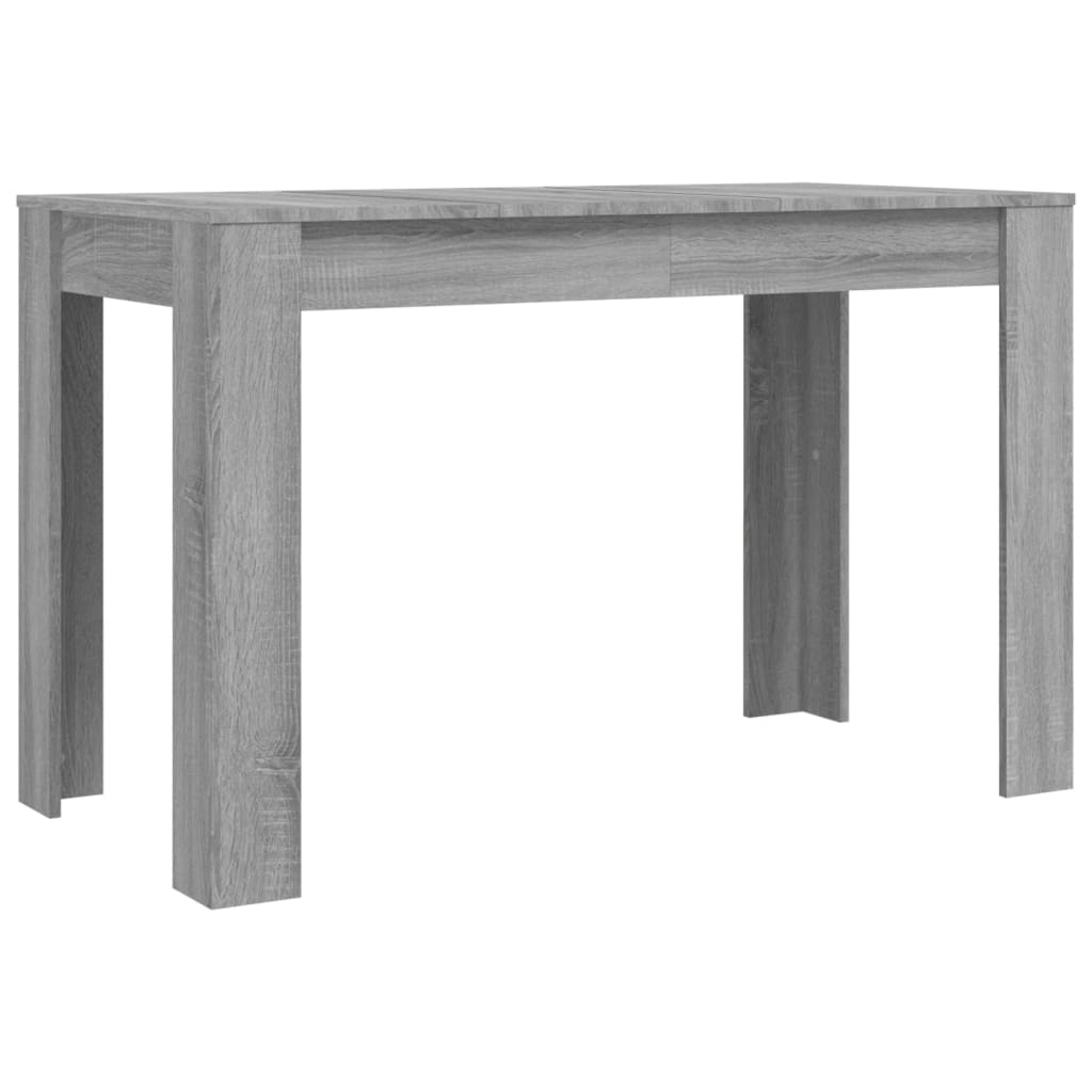 vidaXL Table à dîner sonoma gris 120x60x76 cm bois d'ingénierie