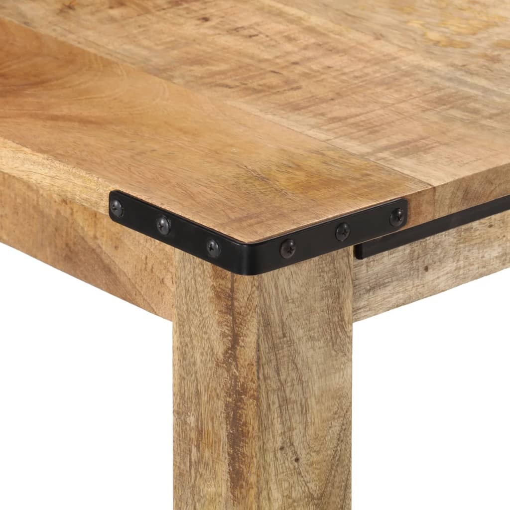 vidaXL Table à manger 140x70x75 cm bois de manguier massif