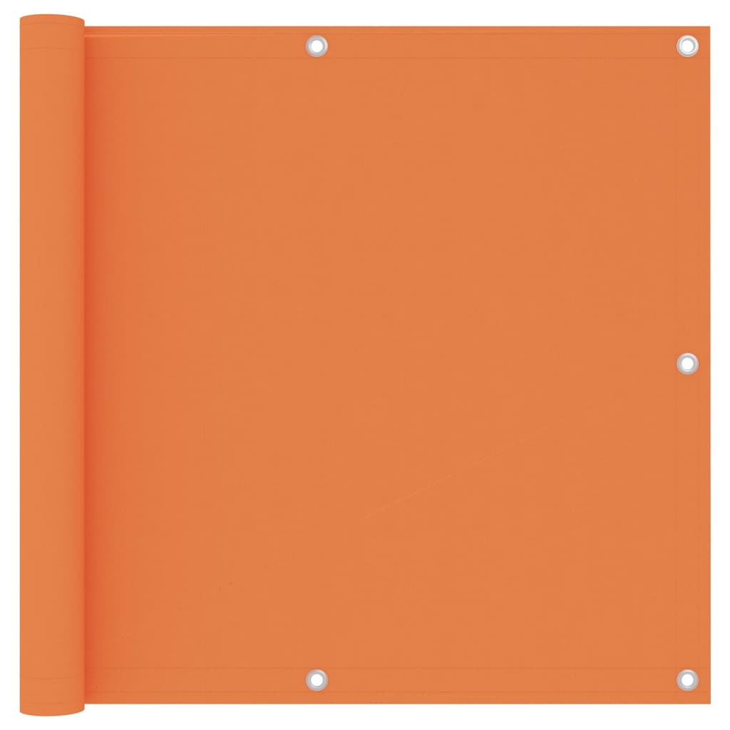vidaXL Écran de balcon Orange 90x300 cm Tissu Oxford