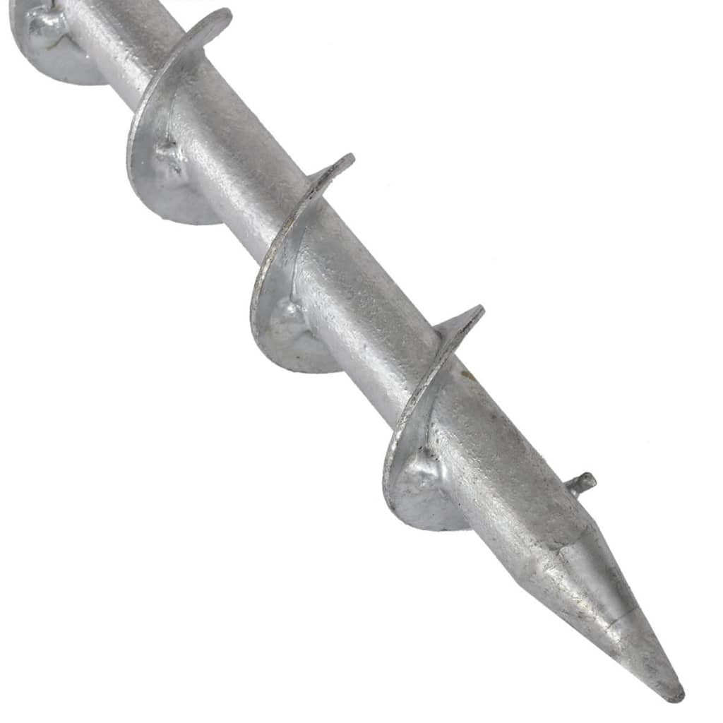 vidaXL Support de parasol 55 cm acier galvanisé