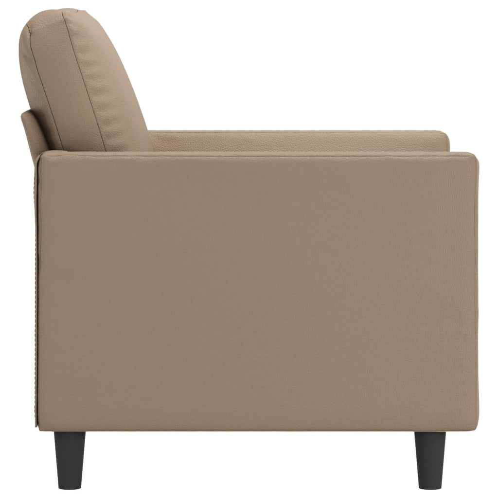 vidaXL Fauteuil Cappuccino 60 cm Similicuir