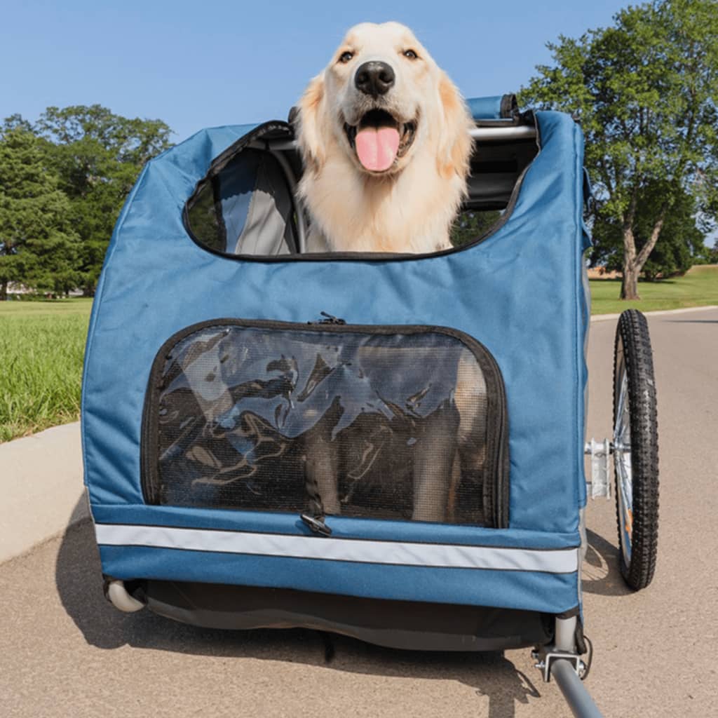 PetSafe Remorque de vélo pour chien Happy Ride L Bleu