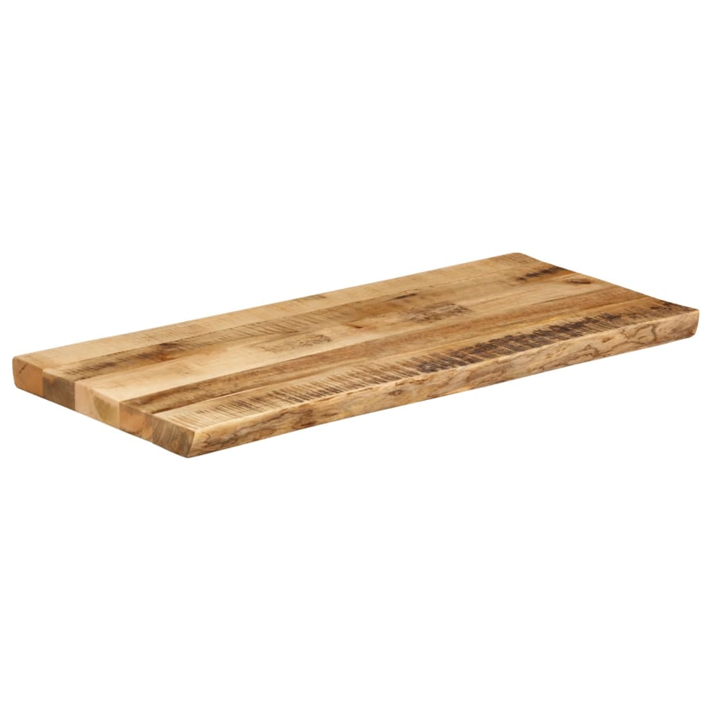 vidaXL Dessus de table bord vivant 90x40x2,5 cm bois de manguier brut