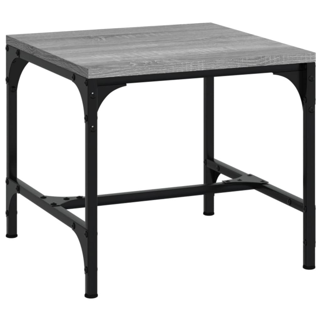 vidaXL Table d'appoint Sonoma gris 40x40x35 cm Bois d'ingénierie