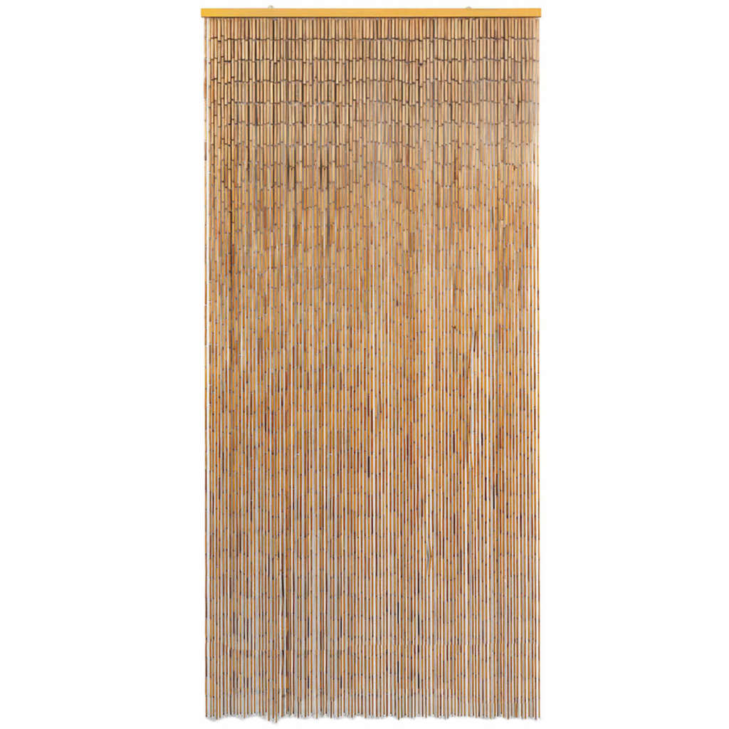 vidaXL Rideau de porte contre insectes Bambou 100 x 220 cm