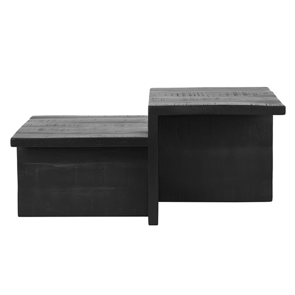 LABEL51 Table basse Skip 90x50x42 cm Noir