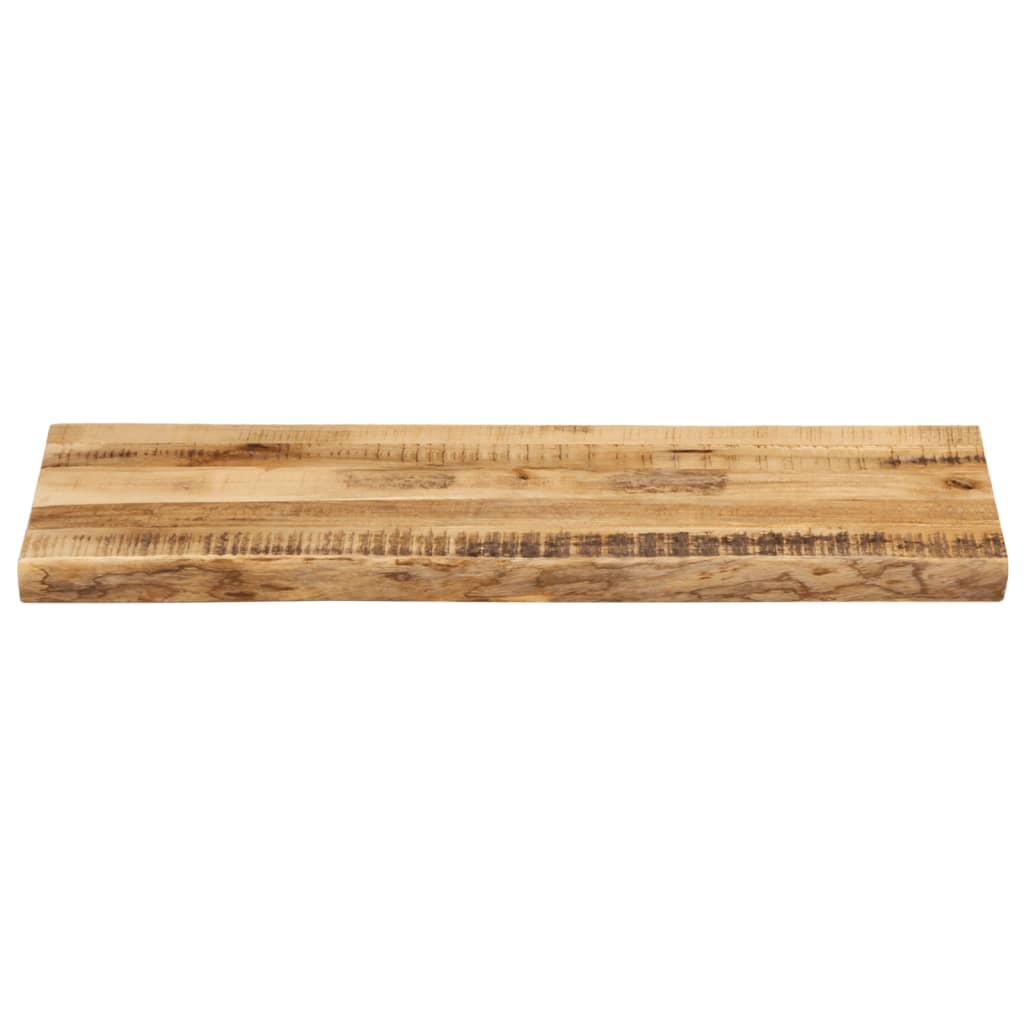 vidaXL Dessus de table bord vivant 90x40x2,5 cm bois de manguier brut