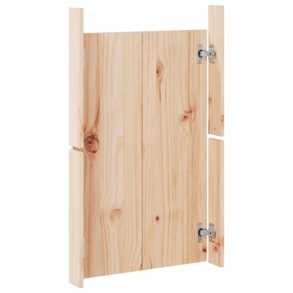 vidaXL Portes de cuisine d'extérieur 50x9x82 cm bois de pin massif
