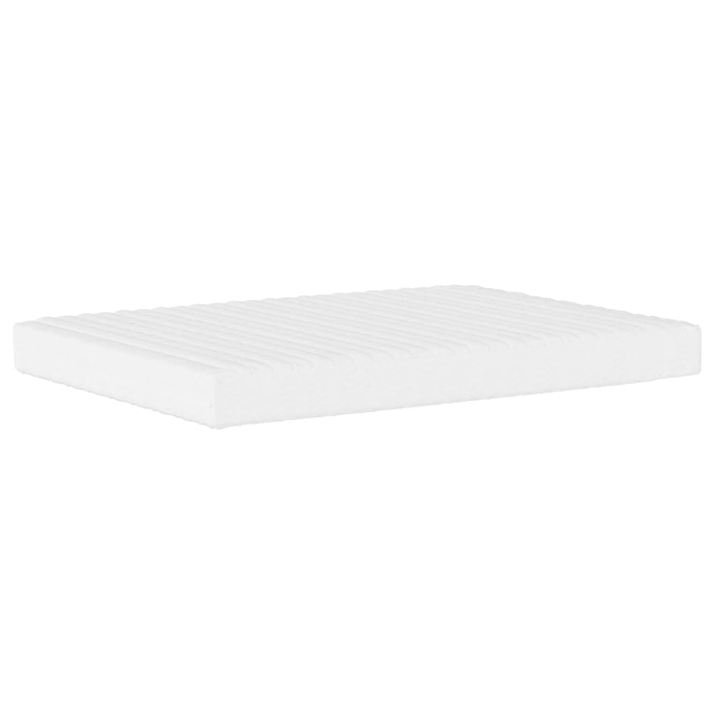 vidaXL Lit avec matelas cappuccino 120x200 cm similicuir