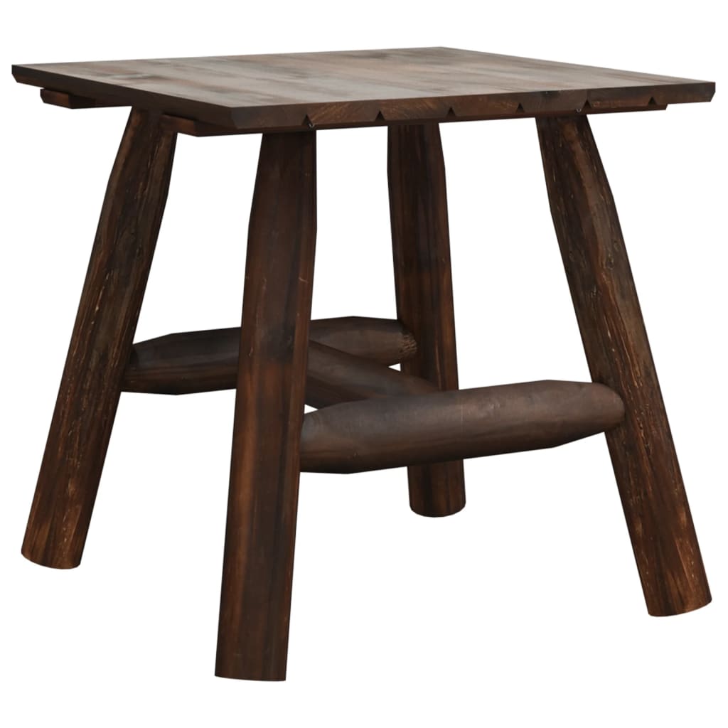 vidaXL Table d'appoint 49x49x50 cm bois massif d'épicéa