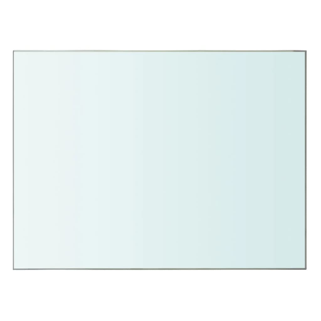 vidaXL Panneau pour étagère Verre transparent 40 x 30 cm