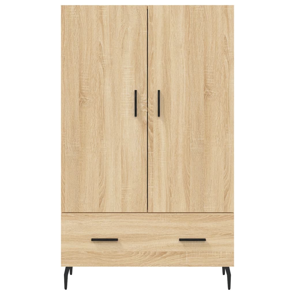 vidaXL Buffet haut chêne sonoma 69,5x31x115 cm bois d'ingénierie