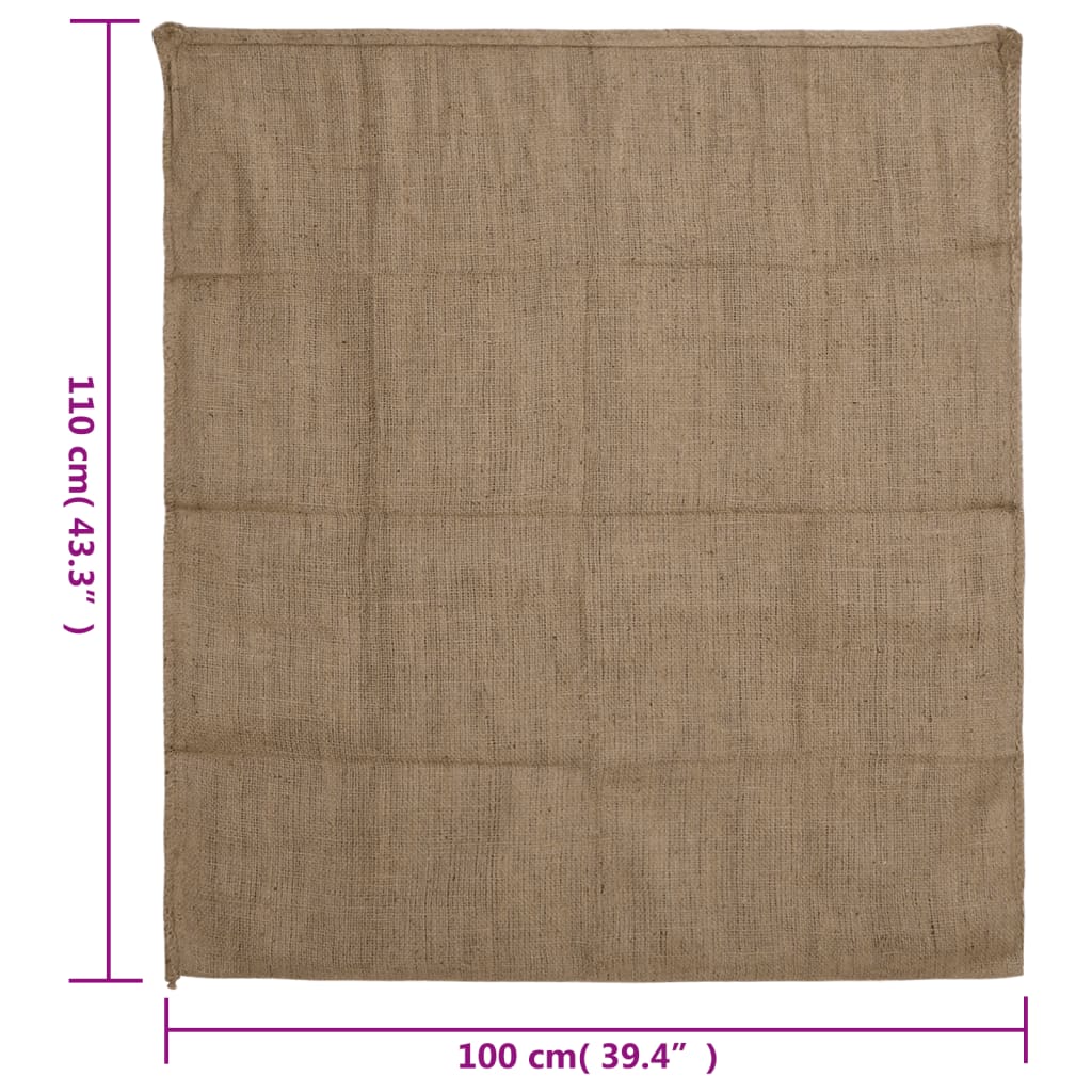 vidaXL Sacs en jute 30 pcs 100x110 cm 100 % jute 340 g/m²