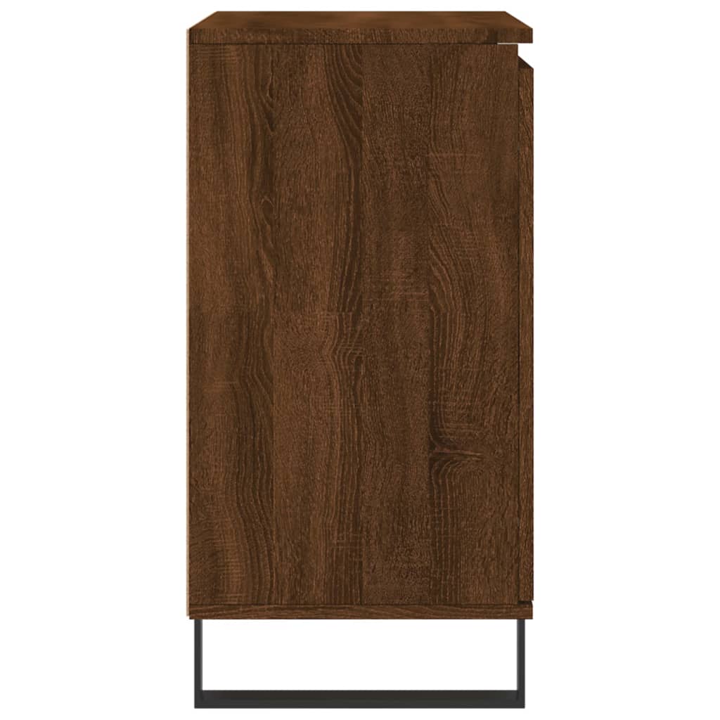 vidaXL Buffet Chêne marron 60x35x70 cm Bois d'ingénierie