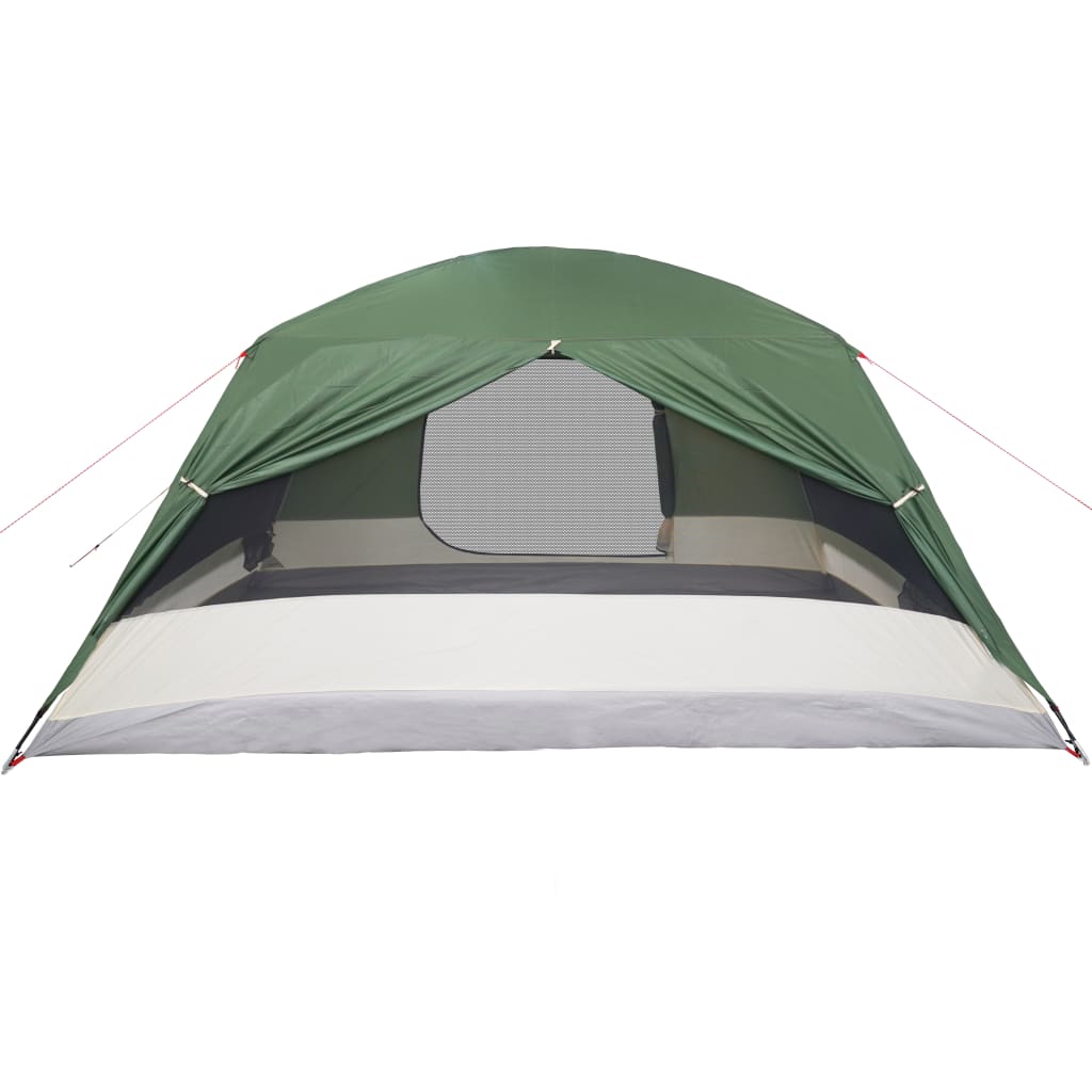 vidaXL Tente de camping avec porche 4 personne vert imperméable