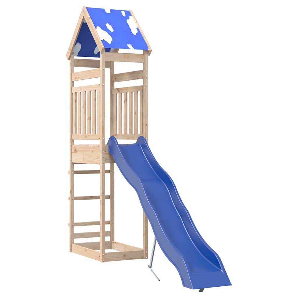 vidaXL Toboggan - Aire de jeux d'extérieur bois de pin imprégné