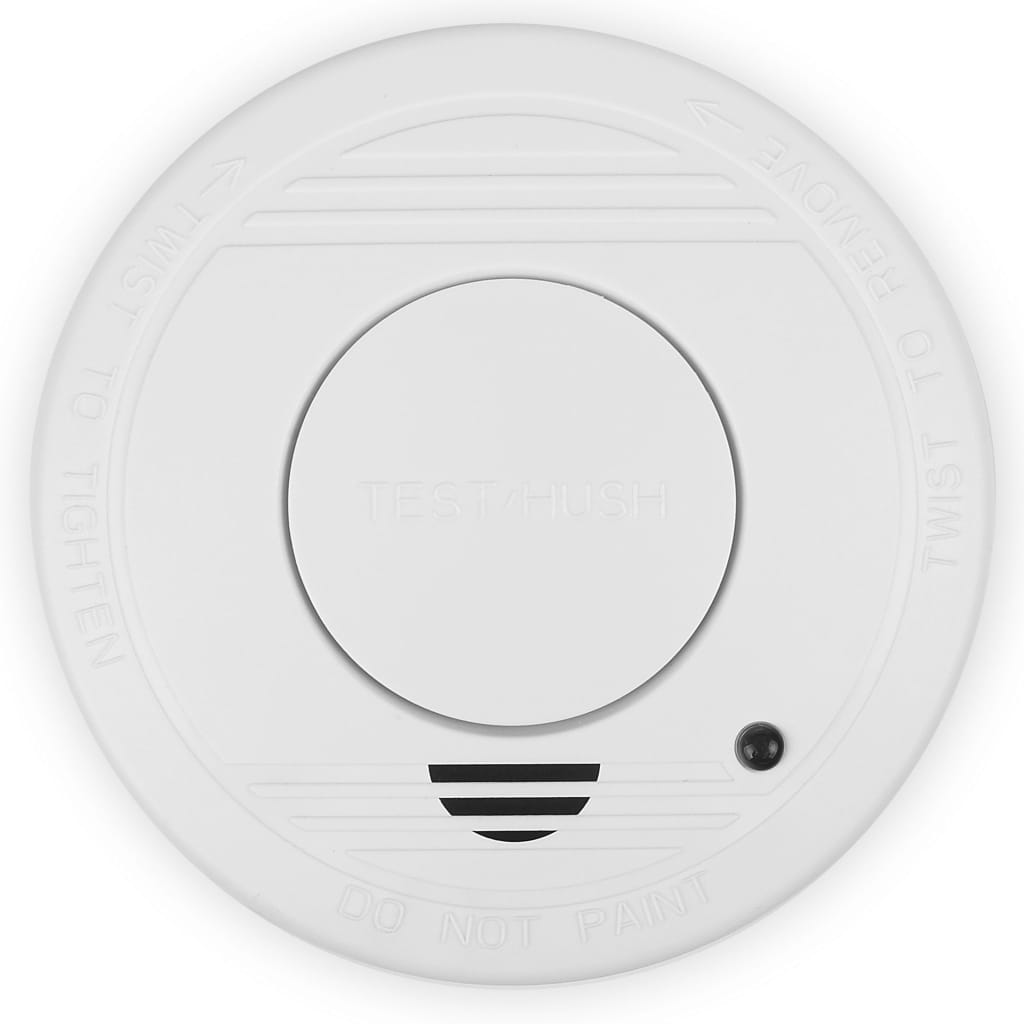 Smartwares Ensemble de détecteur de fumée 2 pcs 10x10x3,5 cm Blanc
