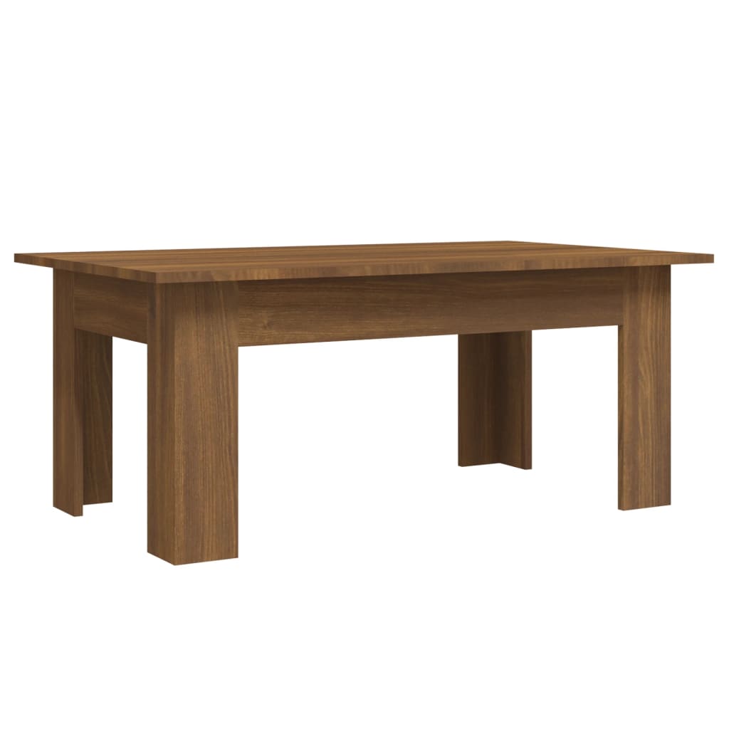 vidaXL Table basse Chêne marron 100x60x42 cm Bois d'ingénierie