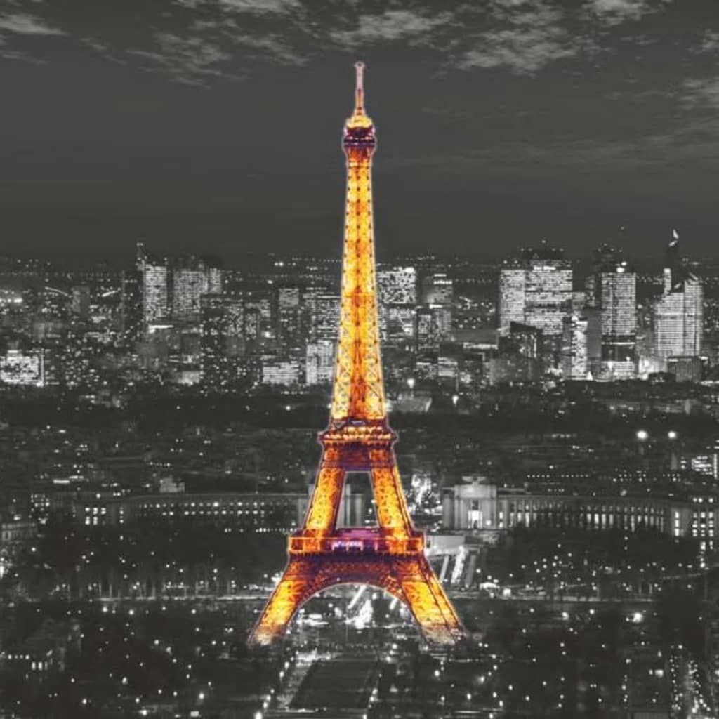 AG Design Papier peint photo Eiffel In The Night