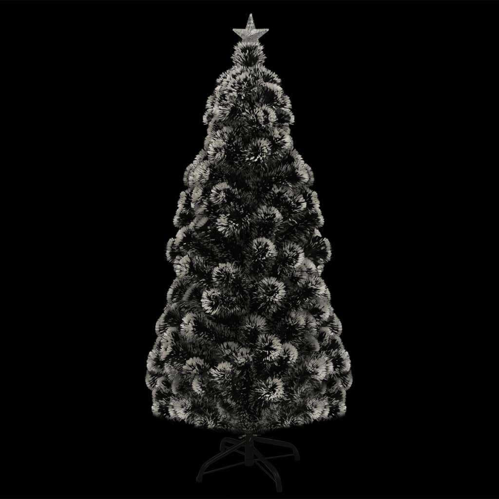 vidaXL Arbre de Noël pré-éclairé avec support 150 cm fibre optique