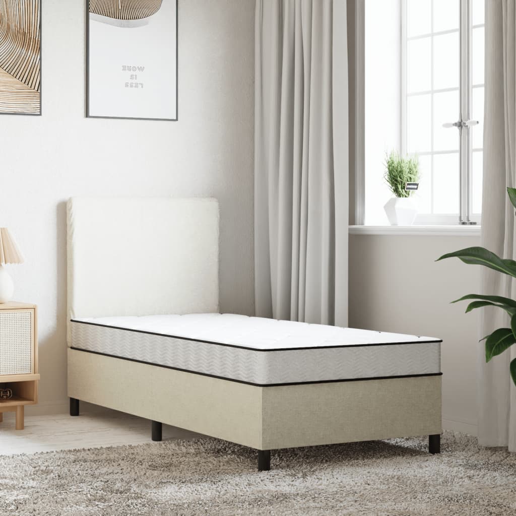 vidaXL Matelas en mousse moyennement doux 80x200 cm