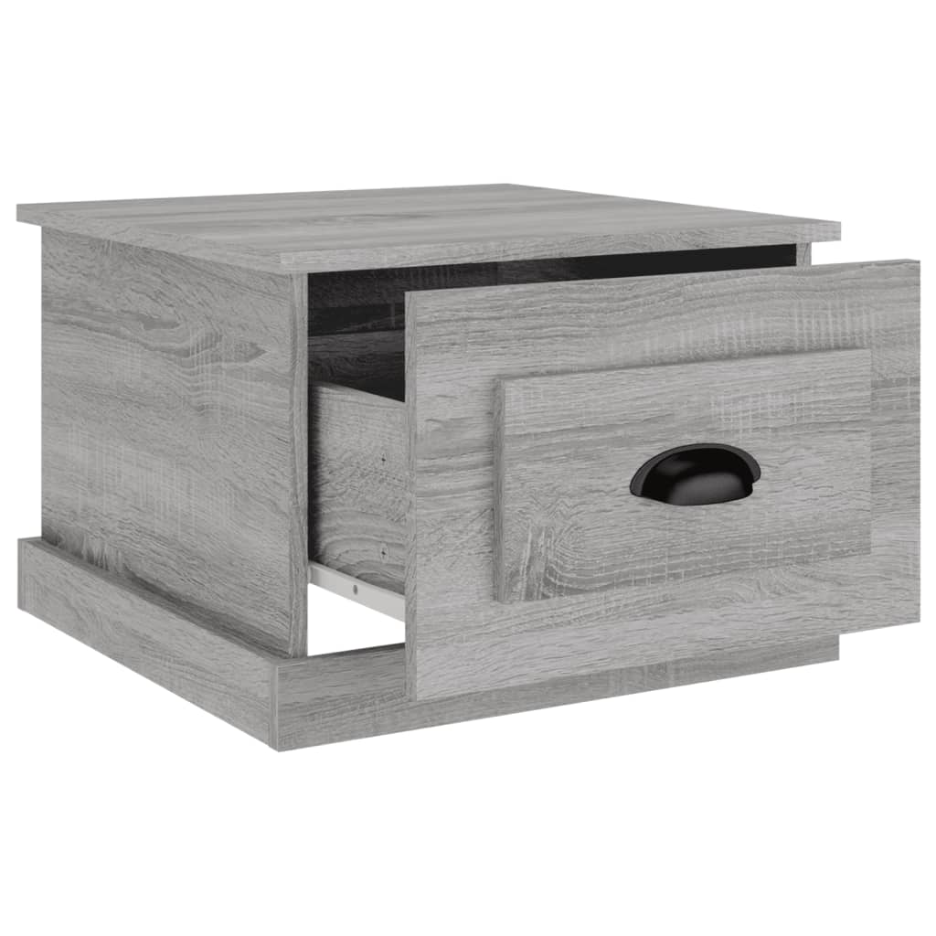 vidaXL Table basse Sonoma gris 50x50x35 cm Bois d'ingénierie