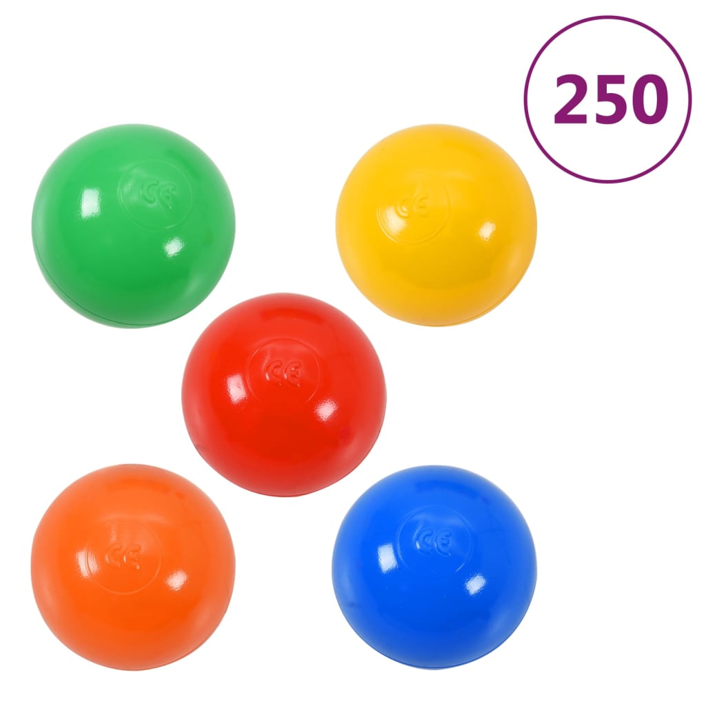 vidaXL Tente de jeu pour enfants avec 250 balles Rose 69x94x104 cm