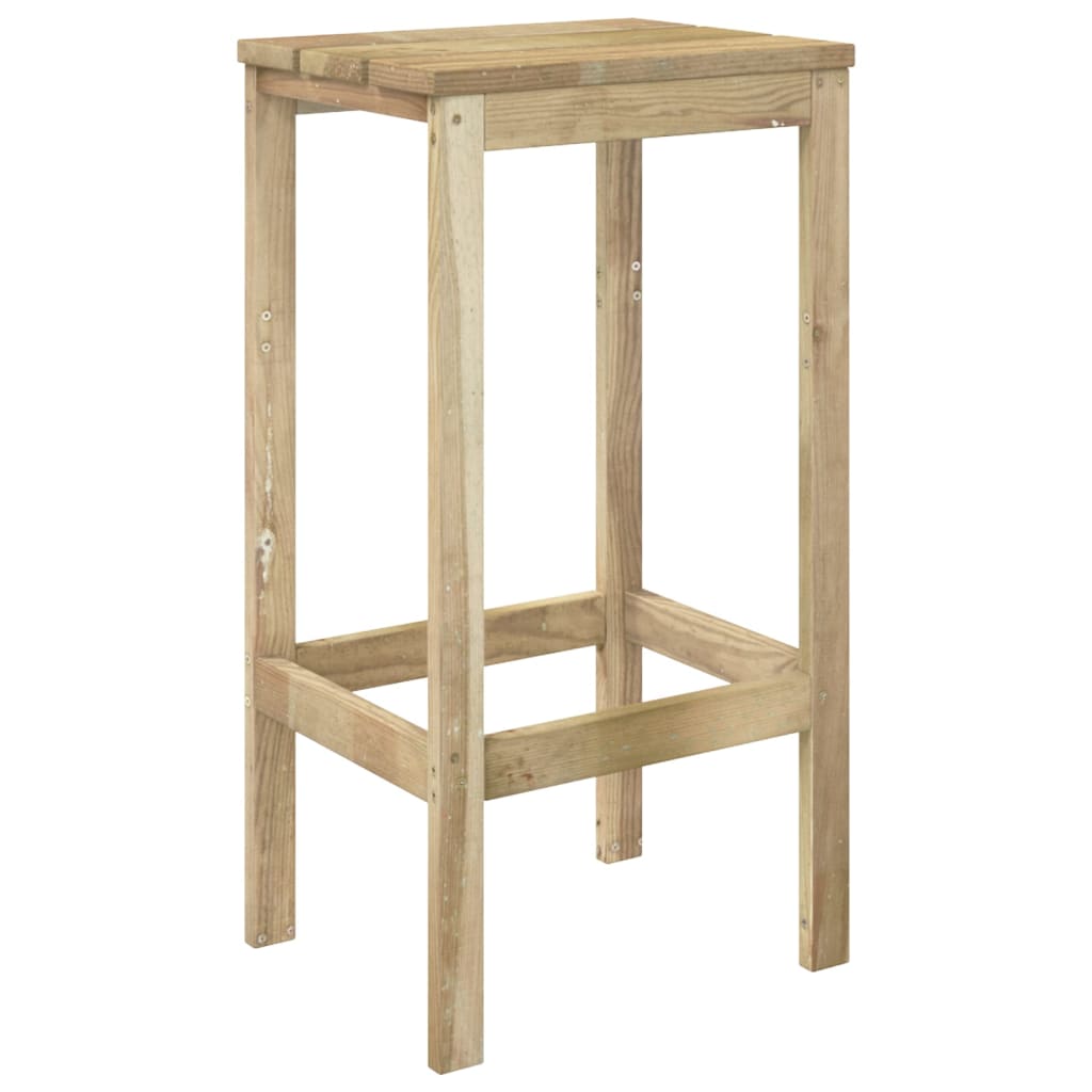 vidaXL Meubles de bar de jardin 3 pcs Bois de pin imprégné