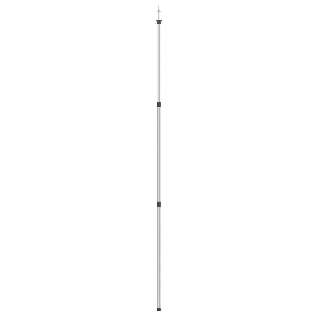 vidaXL Mât de bâche télescopique avec longueur de 102-260 cm Aluminium