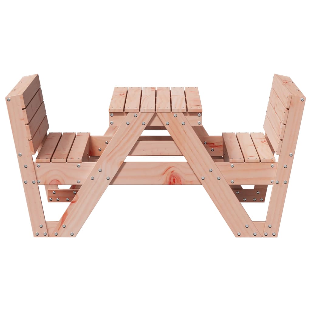 vidaXL Table de pique-nique pour enfants bois massif de douglas
