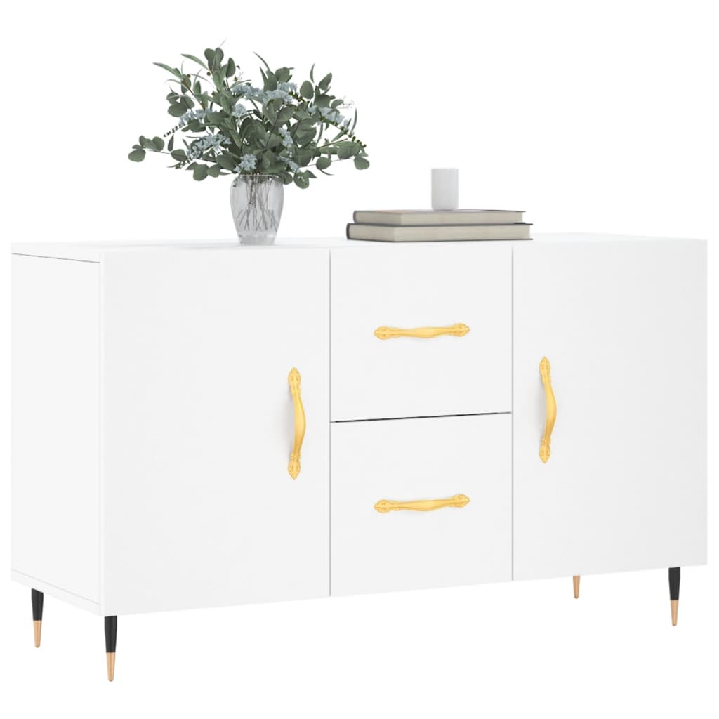 vidaXL Buffet blanc 100x36x60 cm bois d'ingénierie