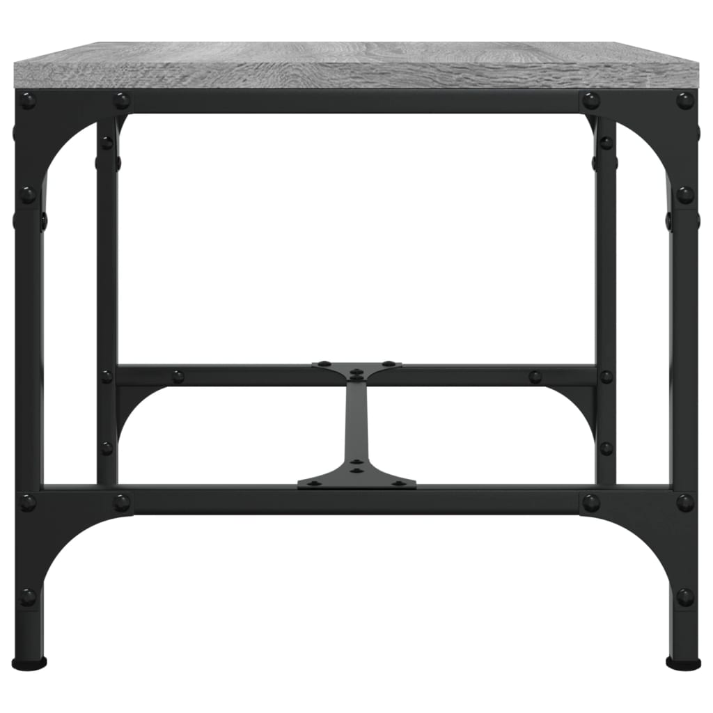 vidaXL Table d'appoint Sonoma gris 40x40x35 cm Bois d'ingénierie