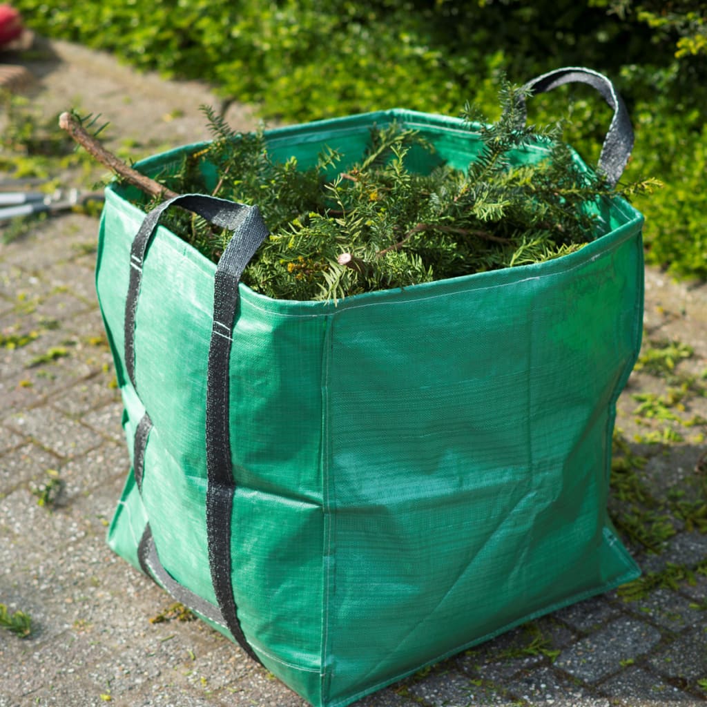 Nature Sac à déchets de jardin carré Vert 325 L 6072401