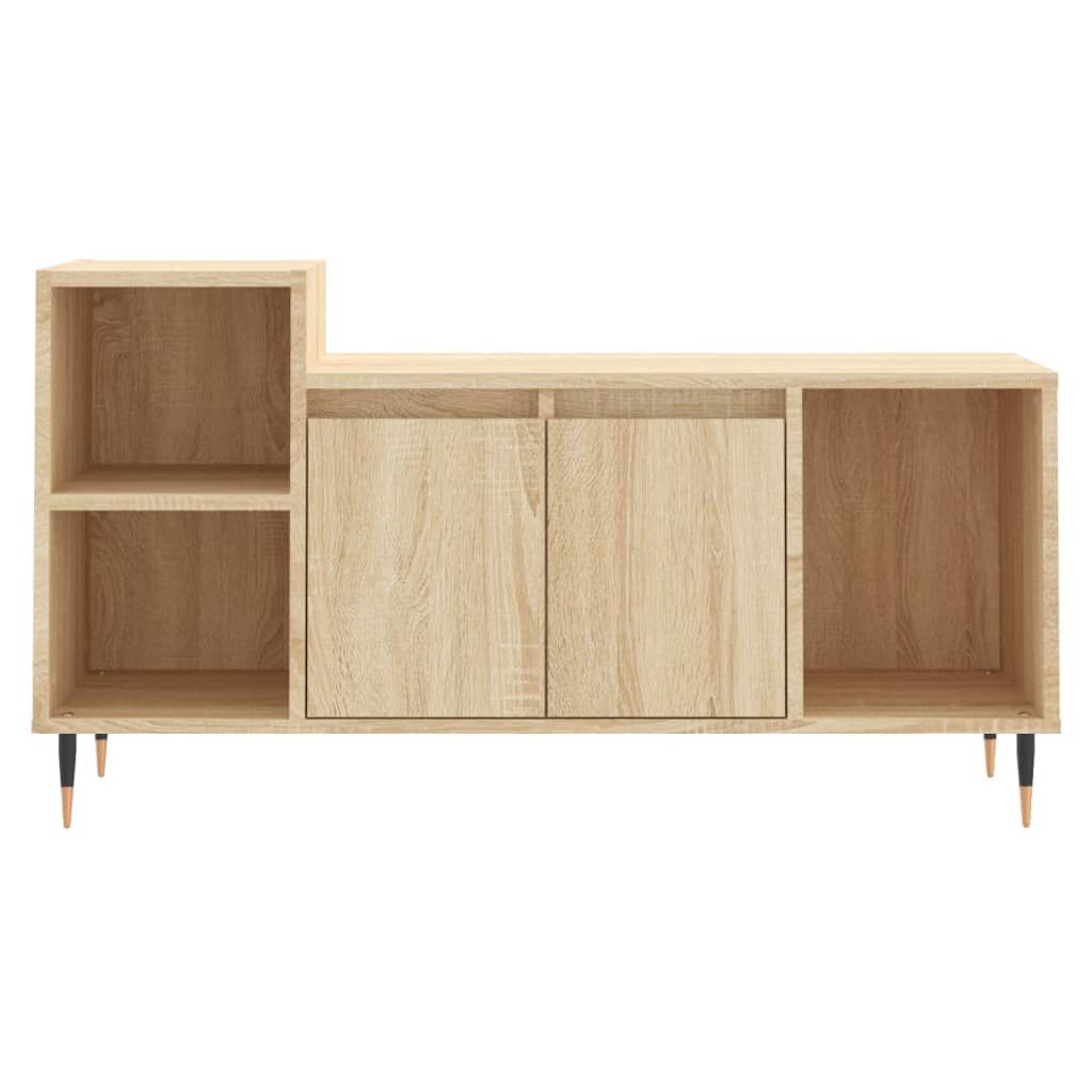 vidaXL Meuble TV Chêne sonoma 100x35x55 cm Bois d'ingénierie