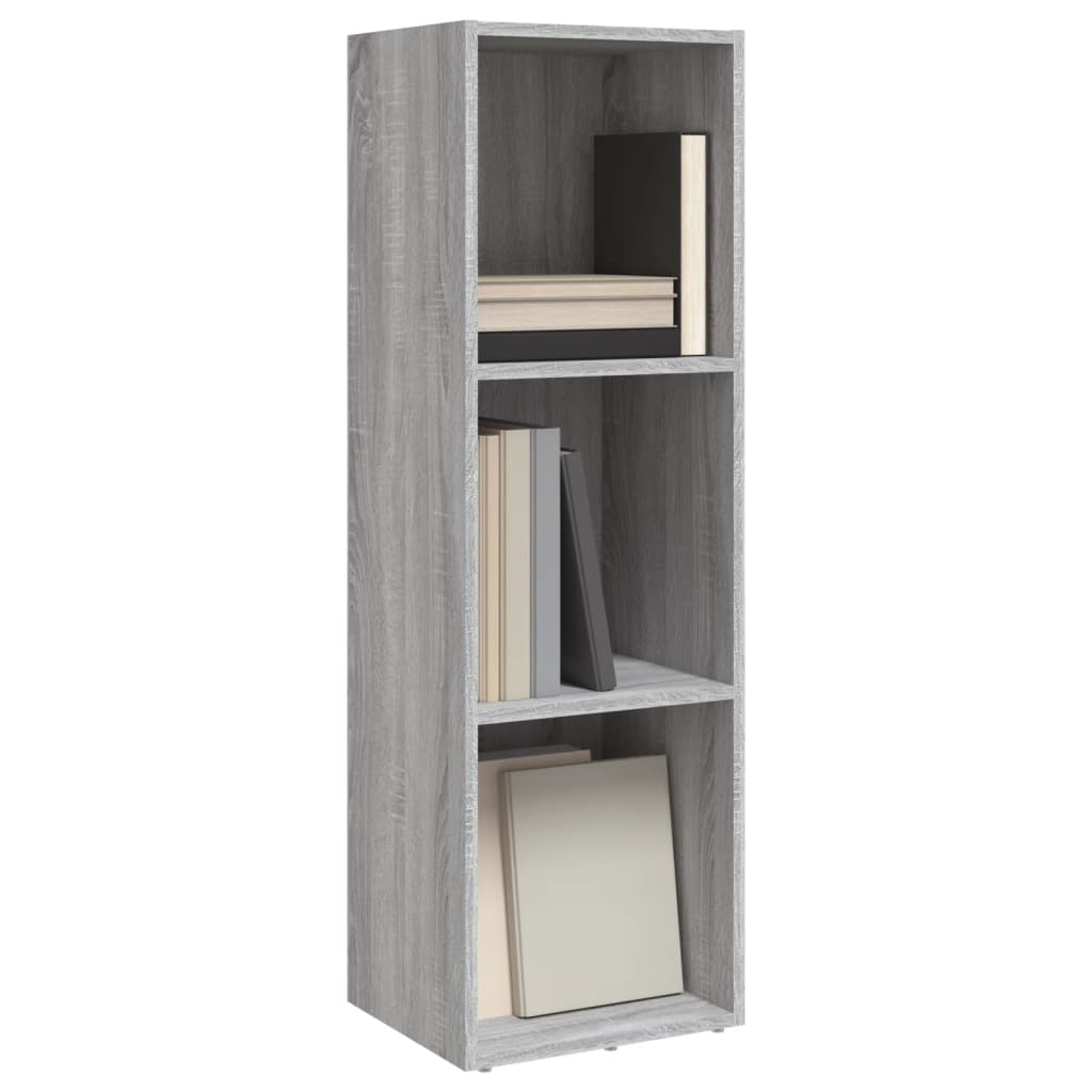 vidaXL Bibliothèque/Meuble TV sonoma gris 36x30x114 cm bois ingénierie