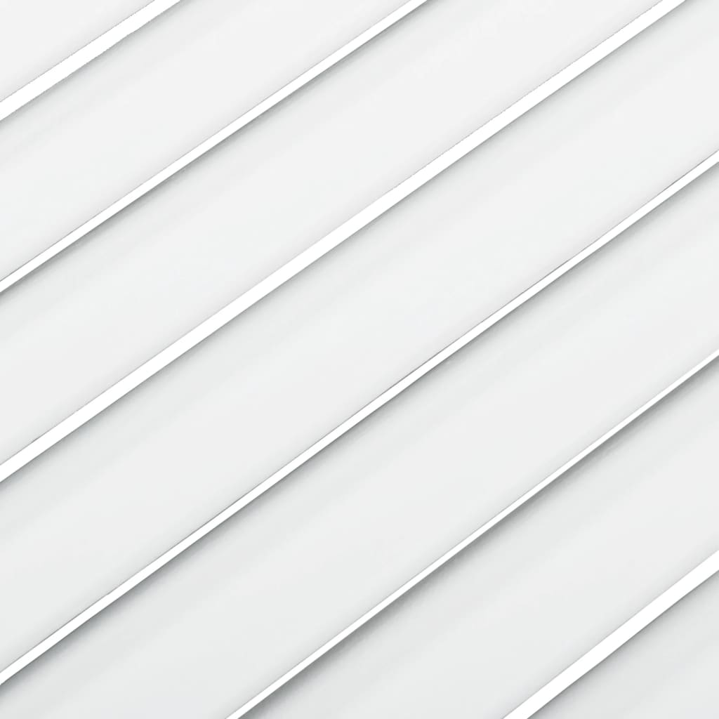 vidaXL Porte d'armoire à persiennes blanc 39,5x39,4 cm pin massif