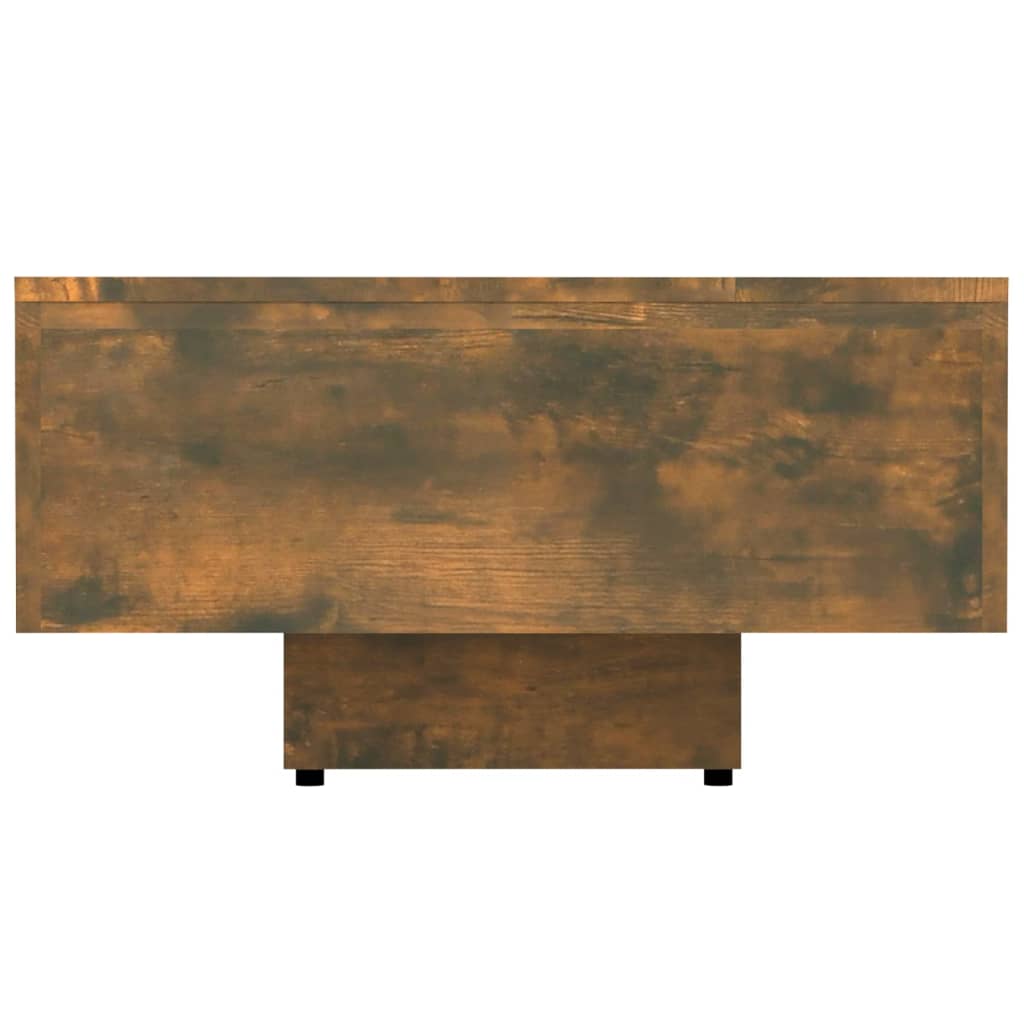 vidaXL Table basse chêne fumé 100x49,5x31 cm bois d'ingénierie