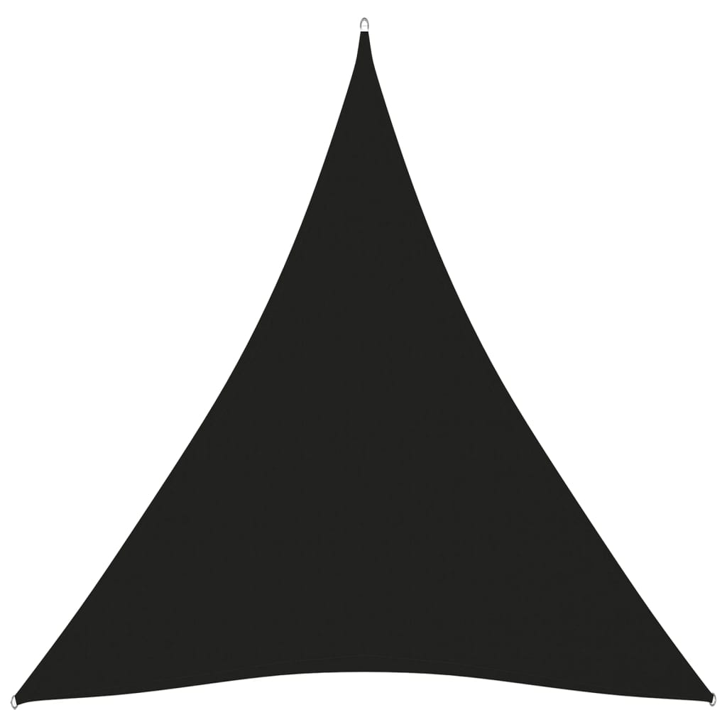 vidaXL Voile de parasol tissu oxford triangulaire 4x5x5 m noir