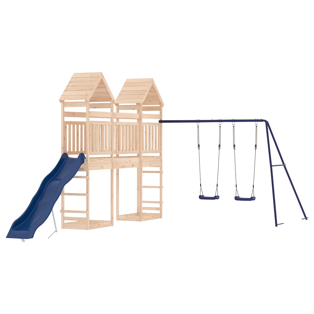 VidaXL Aire de jeux d'extérieur bois de pin imprégné, ensemble de jeu, ensemble de jeu en bois, ensemble de terrain de jeu 3279003 - Jeux - Jouets